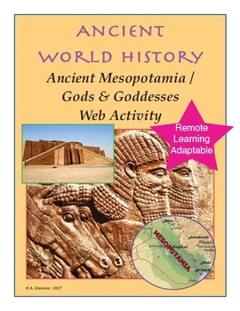 Preview of HS Ancient World Webquests Bundle 1 - Mesopotamia/Egypt/Israel