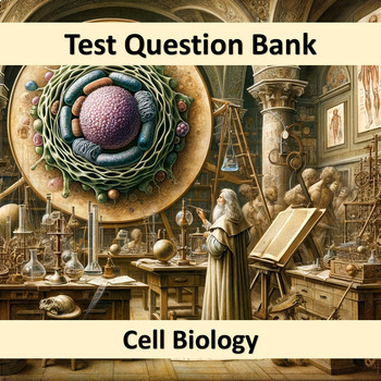 Preview of HS Biology - Cell Biology TQB NO-PREP Google Forms™ 100Qs Test