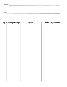 Preview of HS ELA Guided Notes Worksheet - NYS ELA Regents Prep/ Lit. Circles/ Class Novel