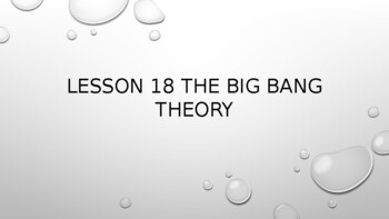 HS-ESS1-2 The Big Bang Theory Full lesson by kamal vakhidov | TPT
