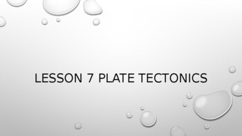 Preview of HS-ESS1-5 Plate Tectonics, Full Lesson, 5 E's Method.
