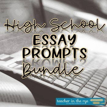 Preview of Writing a Literary Analysis Essay Bundle: Prompts & Planner for HS English