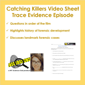 Catching Killers Trace Evidence Worksheet Answers