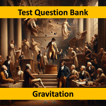 Preview of HS Physics - Gravitation TQB NO-PREP Google Forms™ 100Qs Test