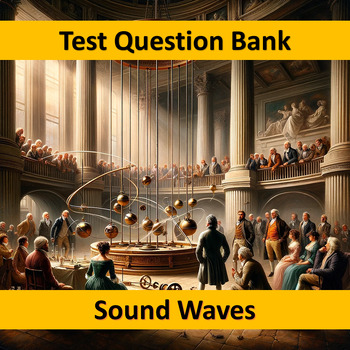 Preview of HS Physics - Sound Waves TQB NO-PREP Google Forms™ 100Qs Test