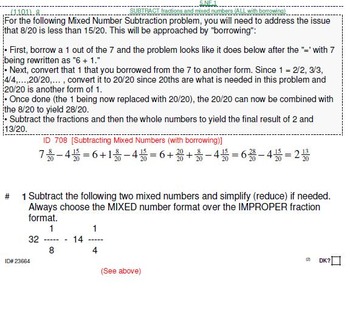 Preview of HS [Remedial] Algebra 1A Sampler: (textbook-less course)-34 pgs