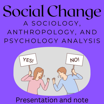 Preview of HSB4U: Social Change - A Sociology, Anthropology, and Psychology Analysis
