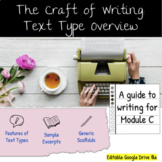 HSC Craft of Writing: Overview of Text Types, Examples & S