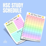HSC Study Schedule