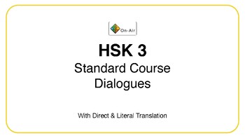 Preview of HSK 3 Standard Course Dialogues Slides