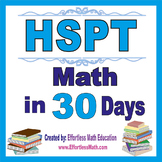 HSPT Math in 30 Days + 2 full-length HSPT Math practice tests