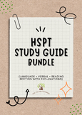 HSPT Study Guide Bundle (Language + Verbal + Reading Secti