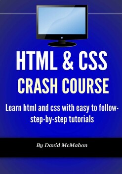 Preview of HTML & CSS Crash Course: Learn html and css with easy to follow-step-by-step tut