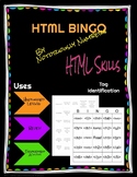 HTML Coding BINGO Computer Science Activity 5 In a Row