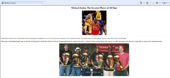 Preview of HTML - Fix That Site! - Michael Jordan Edition