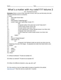 HTML - What's a matter with my code? - Volume 2