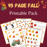 HUGE 96 Page Fall Printable Pack