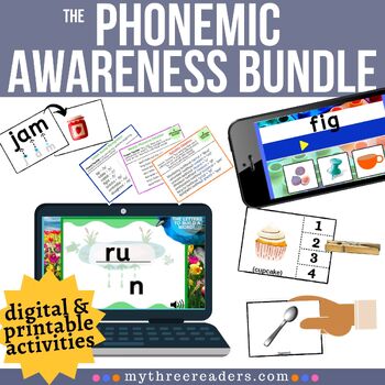 Preview of HUGE BUNDLE! Phonemic Awareness & Phonological Awareness Skills Activities