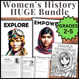 HUGE BUNDLE - Women's History Month Bulletin Board, Bios, 