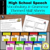 HUGE Bundle: Themed Vocabulary and Grammar Units for Speec