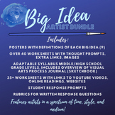 HUGE Bundle of Art Big Ideas Handouts/Homework/Worksheets