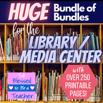 Preview of HUGE Bundle of Bundles - Library Skills - School Library / Media Center