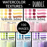 HUGE Bundle of Watercolor Backgrounds Textures, Digital Pa