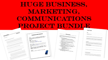 Preview of HUGE Business, Marketing, Communications Project Bundle