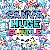 CANVA: HUGE Project Bundle - 25+ Graphic Design Projects &