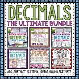 HUGE Decimals Bundle Pack Add, Subtract, Multiply, Divide, Round, Expanded Form