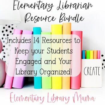 Preview of HUGE Elementary Library Resource BUNDLE!