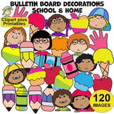120 Bulletin Board Decorations HUGE SET Clipart plus PDFs 