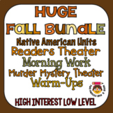 HUGE Fall Reading Bundle | Reading Comprehension | Thanksg