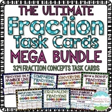 Fraction Task Cards Bundle | Digital and Printable