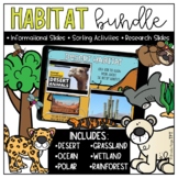 HUGE Habitats Bundle Online Digital Resource for Google Cl