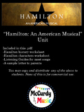 HUGE "Hamilton: an American Musical" Unit for Middle / Hig