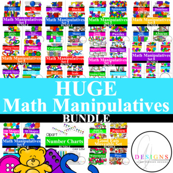 Preview of HUGE Math Manipulatives Bundle {Value $135+} 