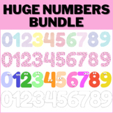 HUGE NUMBERS CLIP ART BUNDLE (190 Images+10 B&W BONUS Imag