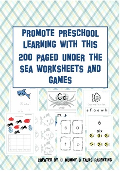 Preview of HUGE PACK of under the sea or Ocean themed resources, worksheets.