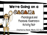 HUGE Phonological and Phonemic Awareness SAFARI Activity Pack