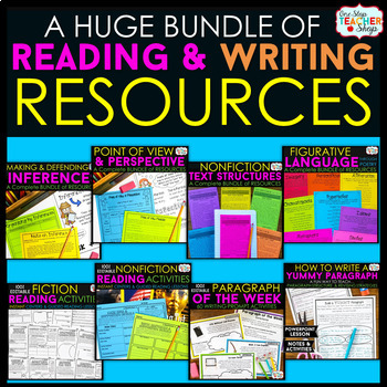Preview of Reading and Writing Resource BUNDLE