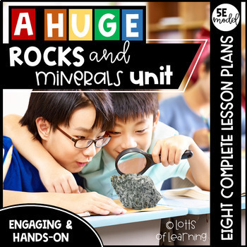 Preview of HUGE Rocks and Minerals Unit - 3 Types of Rocks - Rock Cycle - 5E Lesson Plans