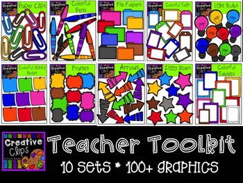 Preview of HUGE Teacher Toolkit {Creative Clips Digital Clipart}