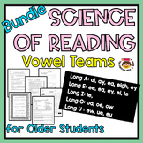 Preview of HUGE Vowel Teams BUNDLE for Older Students: Science of Reading: Digraphs
