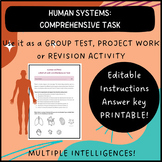 HUMAN SYSTEMS: No prep Comprehensive work