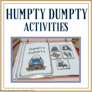 Preview of HUMPTY DUMPTY NURSERY RHYME ACTIVITIES
