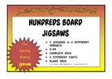 HUNDREDS BOARDS JIGSAWS - 0-99 and 1-100 - Multisensory ac