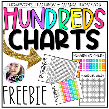 Preview of HUNDREDS CHARTS FREEBIE