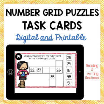 number grid puzzle teaching resources teachers pay teachers