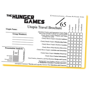 hunger games travel brochure
